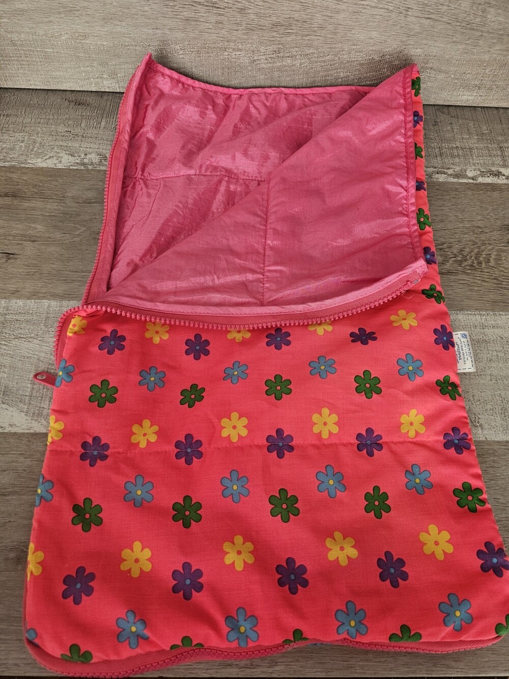 Build A Bear Pink Floral Sleeping Bag For Stuffed Animals and Plush 20" #45